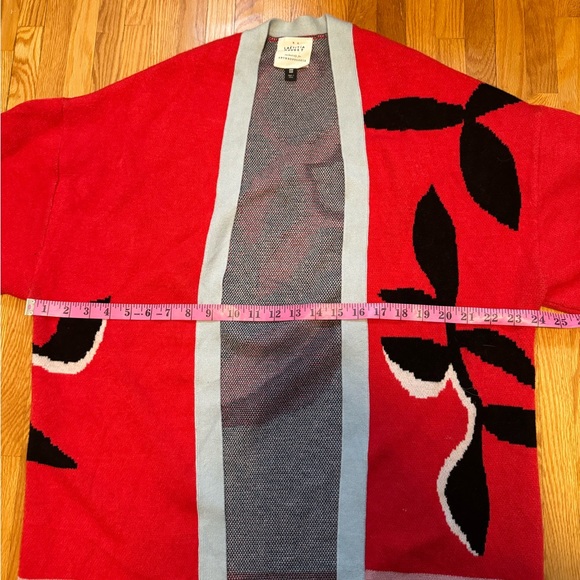 K Women's Anthropologie Rouget Botanical Kimono Cardigan Sweater - Picture 6 of 10